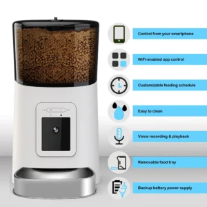 BEBOBLY Automatic Cat Feeders